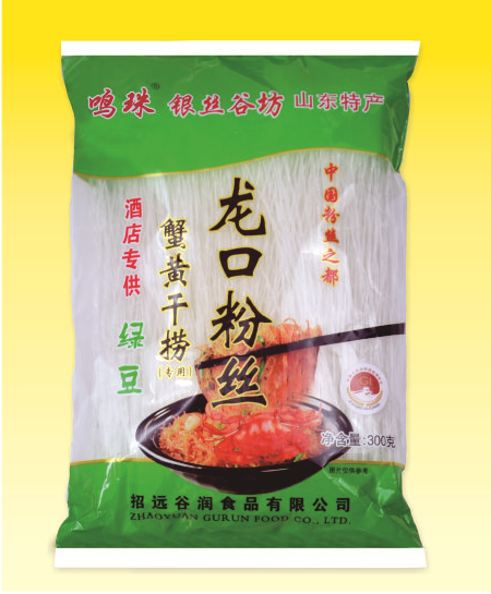 鸣珠蟹黄龙口粉丝 切丝:300g
